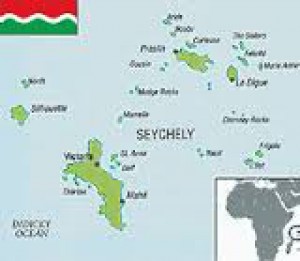 mapa Seychelských ostrovů